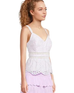 Lilly Pulitzer Tiah Eyelet Top Women's