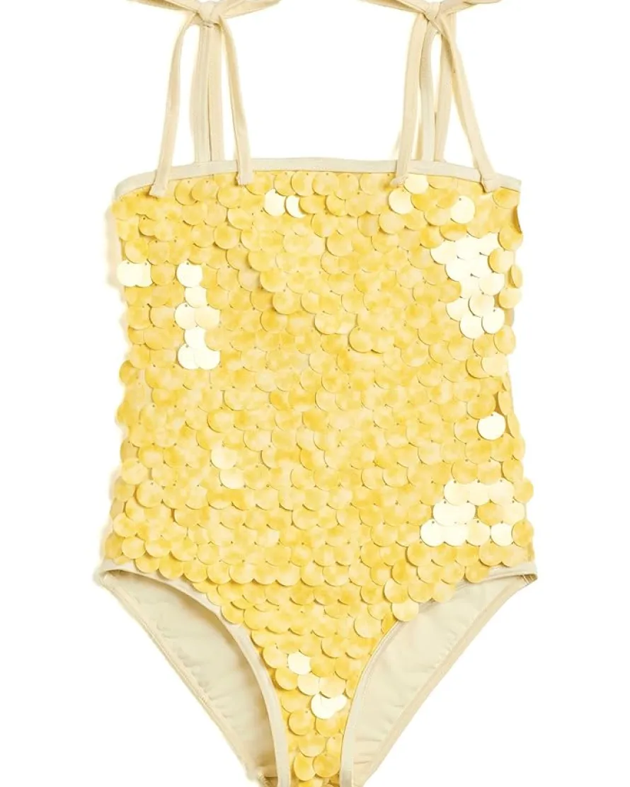 Lola and The Boys Sunny Paillette Swimsuit (Toddler/Little Kid/Big Kid)