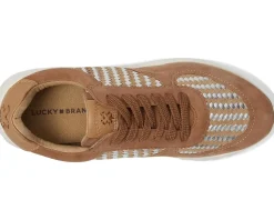 Lucky Brand Deva Woven Leather Sneaker Women's