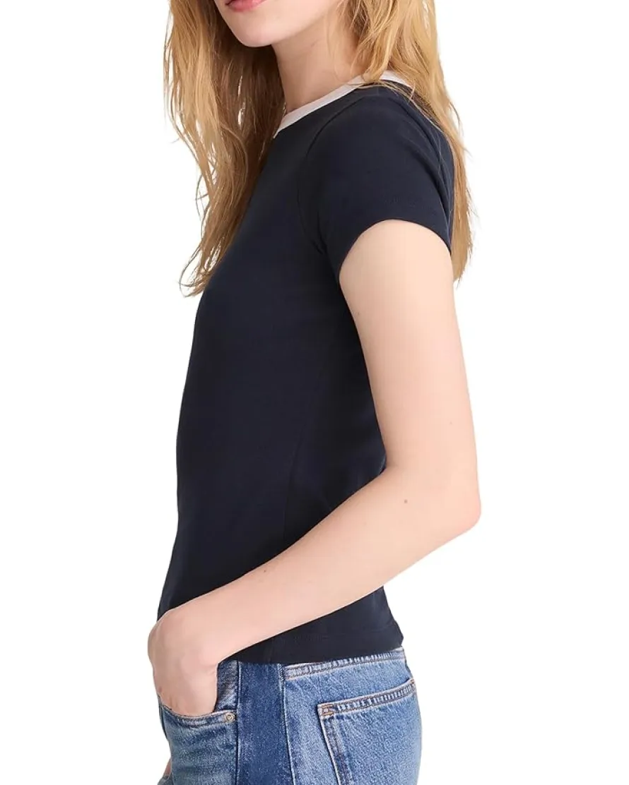 Madewell The '90s Crewneck Tee in Compact Cotton Women's