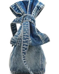 Marc Jacobs The Bow Denim Mini Sack Bag