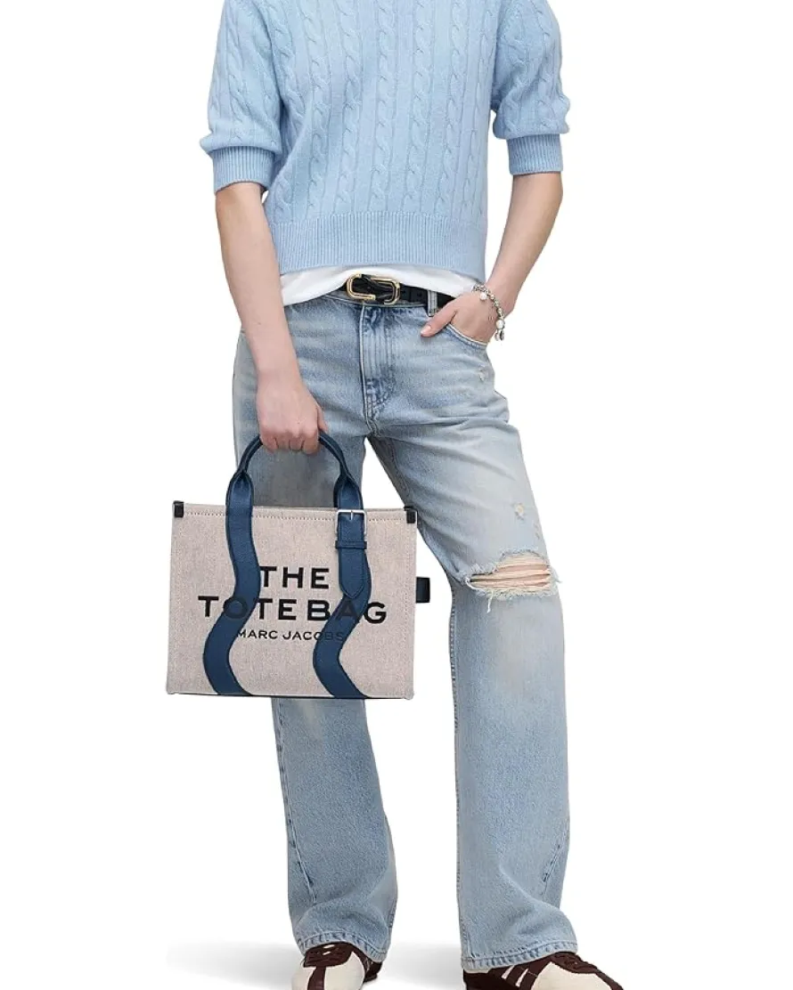 Marc Jacobs The Wavy Canvas Medium Tote Bag