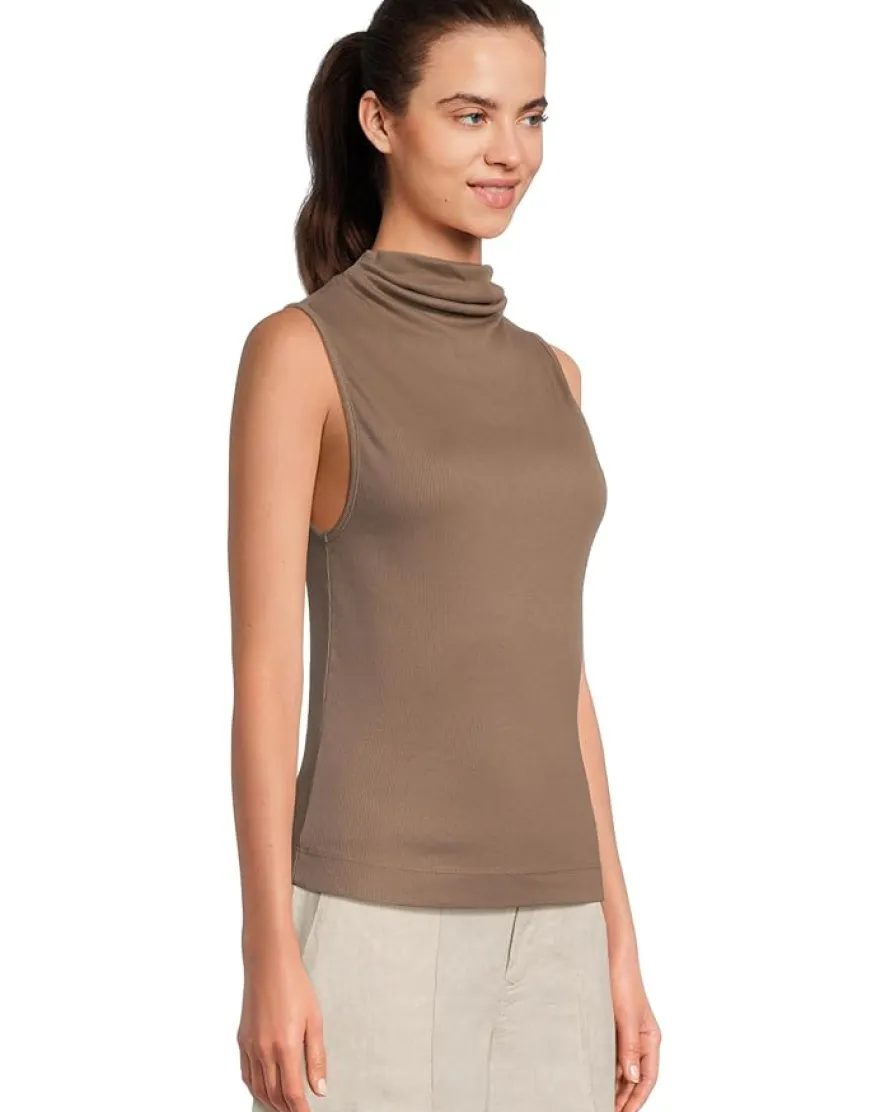 Michael Stars Chiara Drape Neck Tank Women's