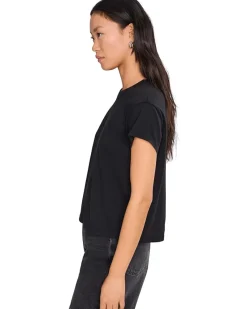 Michael Stars Grayson Cropped Crew Neck Women's