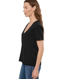 Michael Stars Vera Raw Hem Tee Women's