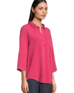 Mod-o-doc Roll Tab Sleeve Patch Pocket Tunic Women's