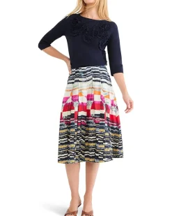 NIC+ZOE Mesh Applique Top Women's