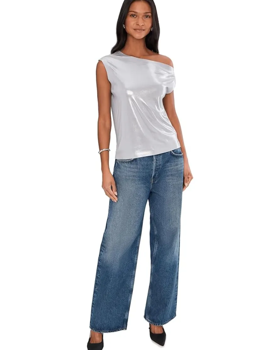Norma Kamali Drop Shoulder Top Women's