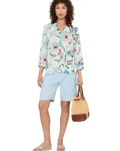 NYDJ Pinutck Blouse Women's