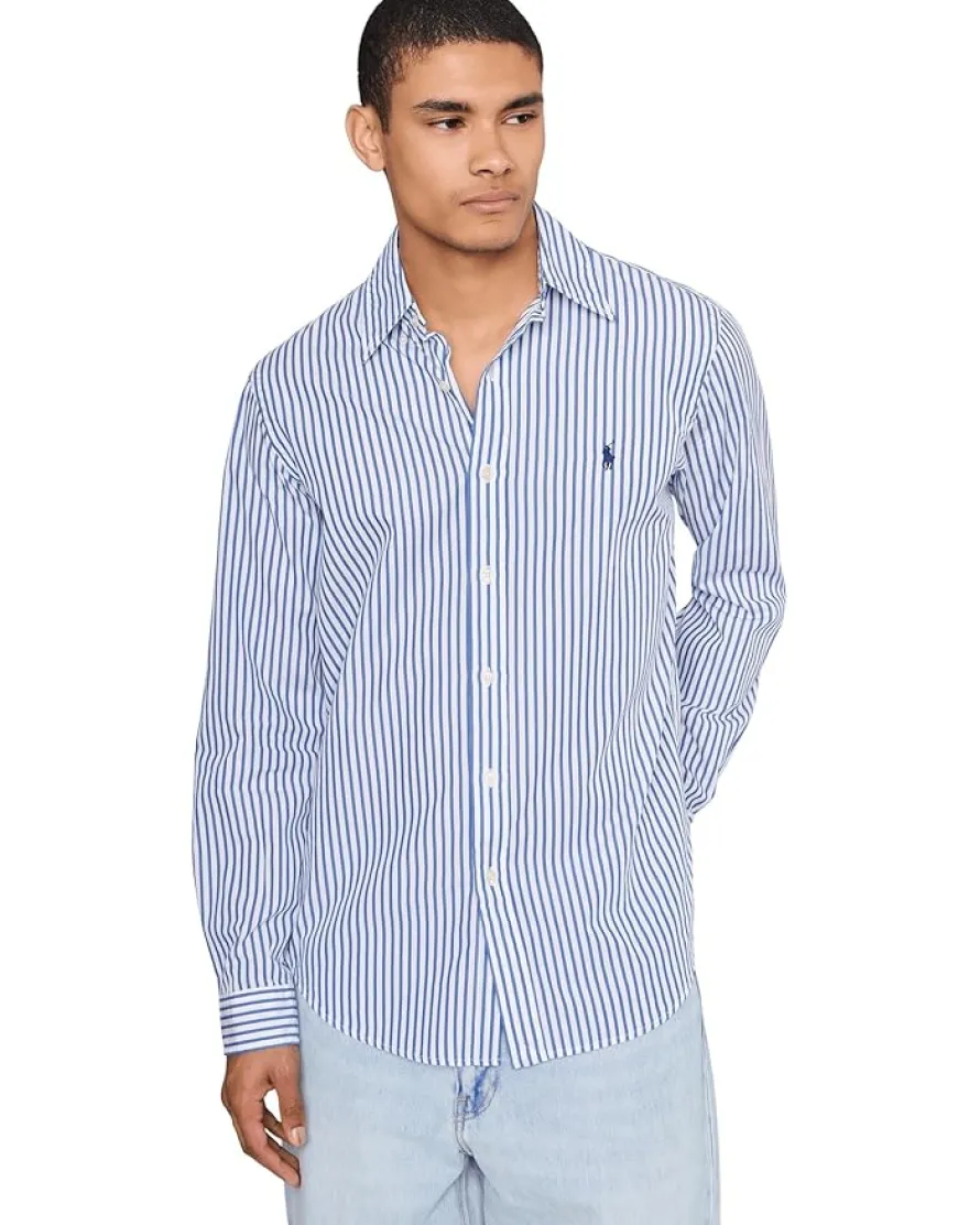 Polo Ralph Lauren Classic Fit Striped Broadcloth Shirt Men's