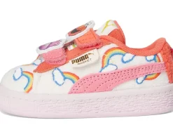 PUMA Kids Basket Care Bears X Sesame Street Hook And Loop Shoes (Toddler)