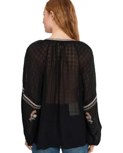 Sanctuary Raye Embroidered Blouse Women's