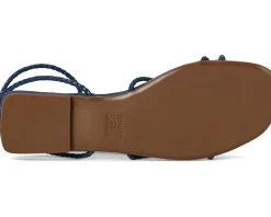 Schutz Kaya Straw Flat Women's