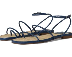 Schutz Kaya Straw Flat Women's