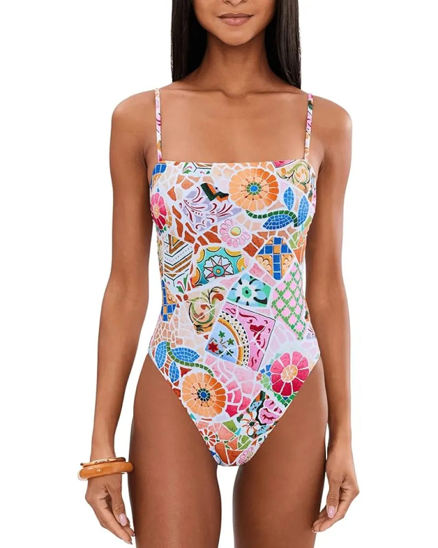 Seafolly BeachBohème Square Neck One-Piece Women's