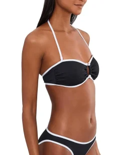 Seafolly Beach Bound Ring Front Bandeau Women's
