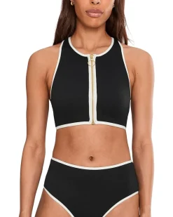 Seafolly Beach Bound Zip Front Tank Top Women's