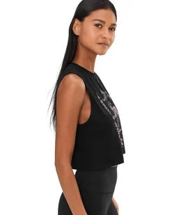 Spiritual Gangster Warrior Love Spirit Crop Tank Women's