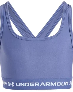 Under Armour Kids Cross-Back Mid-Impact Sports Bra (Big Kid)
