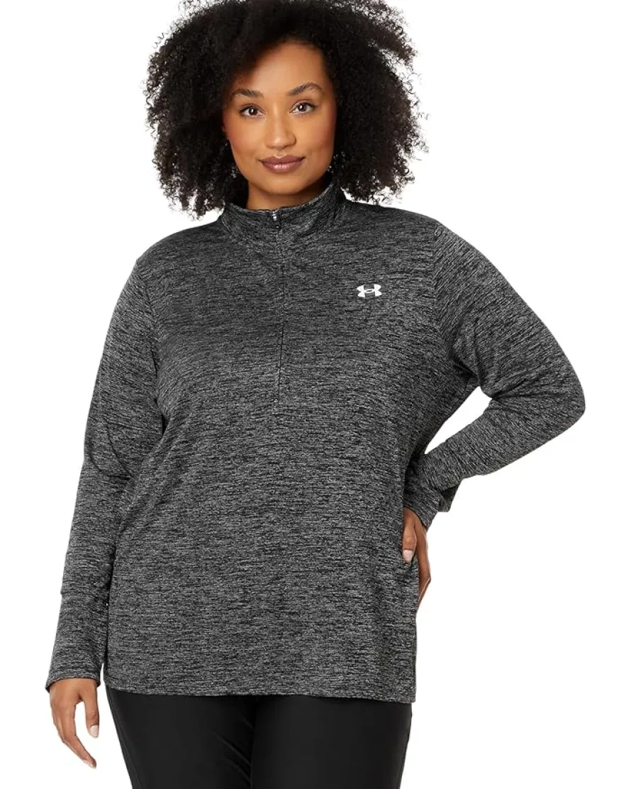Under Armour Plus Size Tech 1/4 Zip Twist Women's