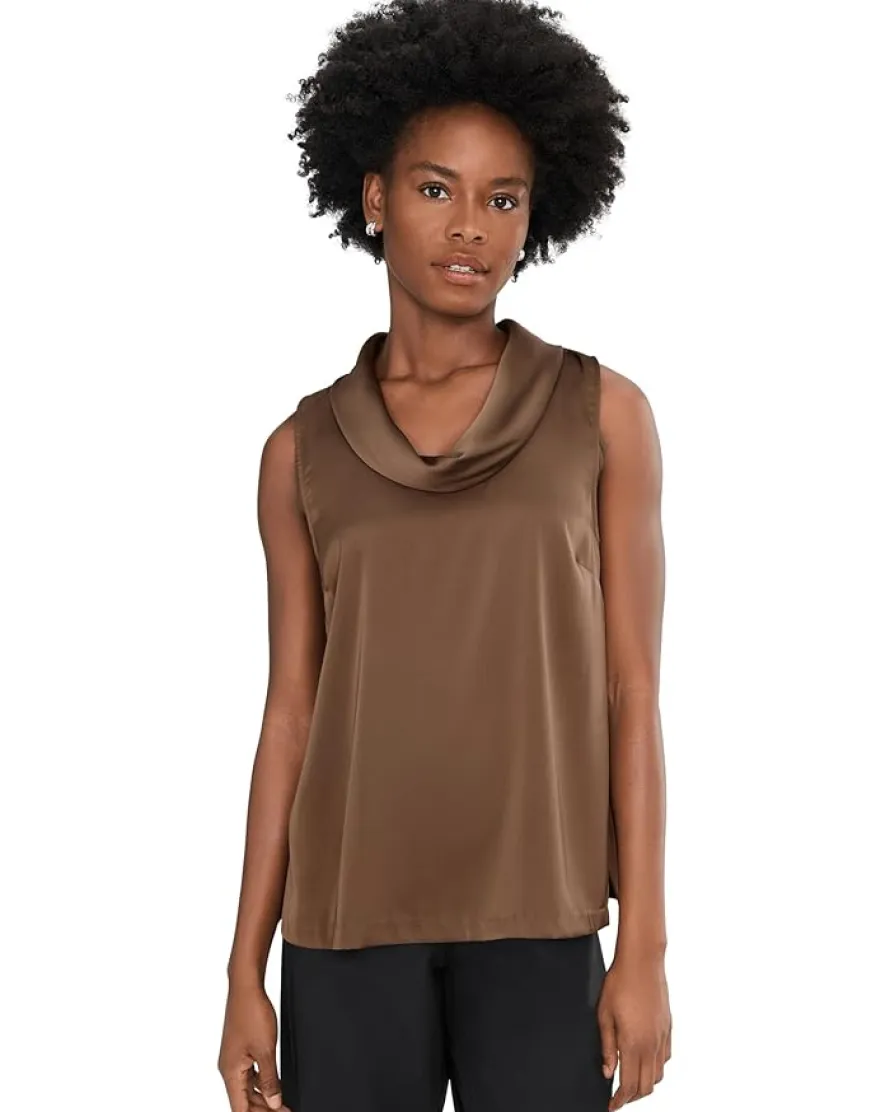 Vince Camuto Cowl Neck Sleeveless Blouse Women's