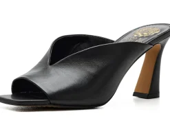 Vince Camuto Galeni Peep Toe High Heel Mules Women's