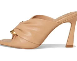 Vince Camuto Patie Buckle Gathered High Heel Sandal Women's