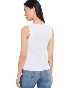 Vince Camuto Ruffle Rib Tank Women's