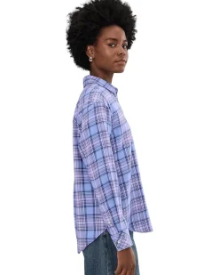 Vineyard Vines Birdie Flannel Button-Down Women's