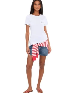 Vineyard Vines Vintage Whale Short Sleeve Pocket Tee Women's