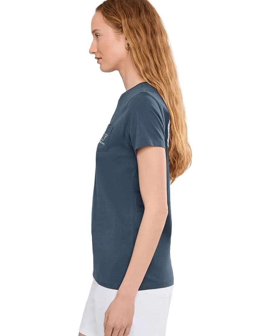 Vineyard Vines Vintage Whale Short Sleeve Pocket Tee Women's